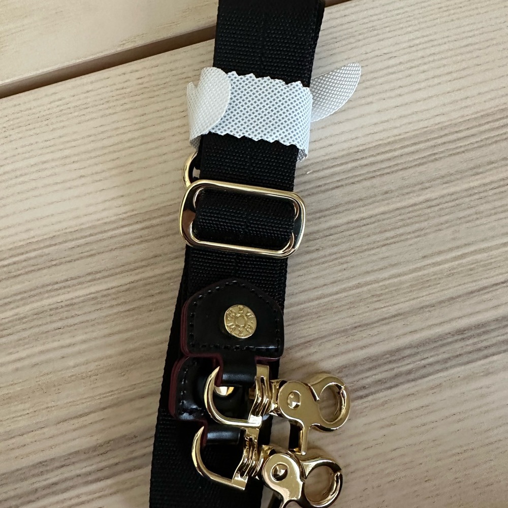 New MZ Wallace Nylon Cross Body Strap Gold Hardware